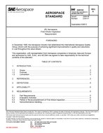 SAE AS9102 Revision A SAE AS9102 Revision A