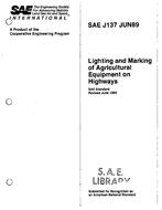 SAE J137-1989 SAE J137-1989