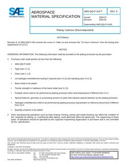 SAE AMSQQP416 Revision E SAE AMSQQP416 Revision E