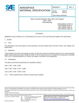 SAE AMS5640 Revision V SAE AMS5640 Revision V