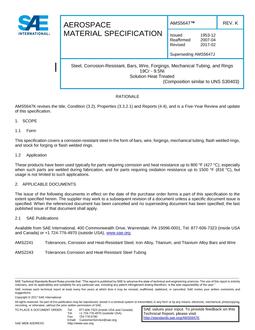 SAE AMS5647 Revision K SAE AMS5647 Revision K