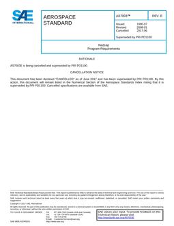 SAE AS7003 Revision E SAE AS7003 Revision E