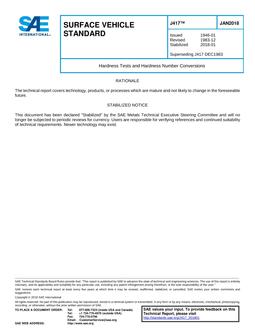 SAE J417-2018 SAE J417-2018