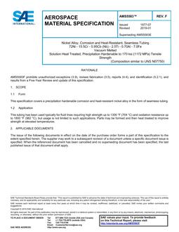 SAE AMS5583 Revision F SAE AMS5583 Revision F