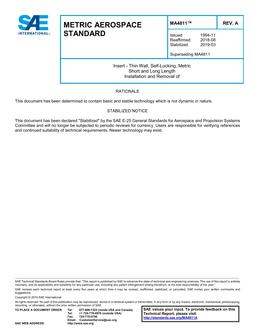SAE MA4811 Revision A SAE MA4811 Revision A
