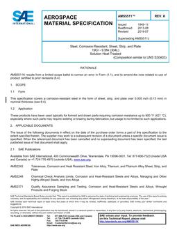 SAE AMS5511 Revision K SAE AMS5511 Revision K