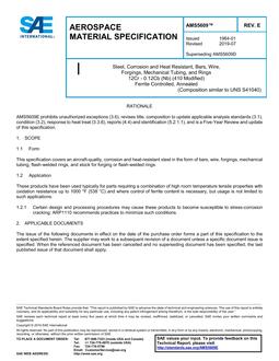 SAE AMS5609 Revision E SAE AMS5609 Revision E