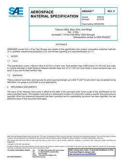 SAE AMS4926 Revision P SAE AMS4926 Revision P