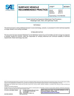 SAE J1143-2019 SAE J1143-2019