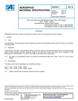 SAE AMS5642 Revision M SAE AMS5642 Revision M
