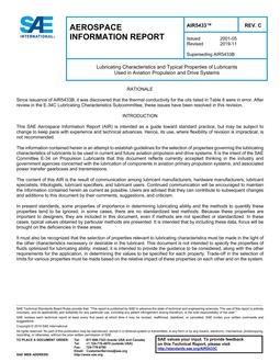 SAE AIR5433 Revision C SAE AIR5433 Revision C