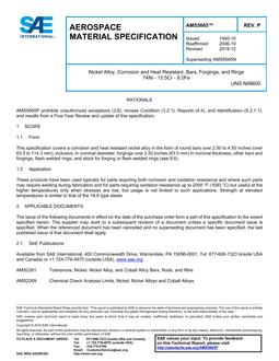 SAE AMS5665 Revision P SAE AMS5665 Revision P