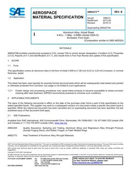 SAE AMS4274 Revision B SAE AMS4274 Revision B