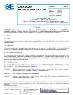 SAE AMS4204 Revision D SAE AMS4204 Revision D