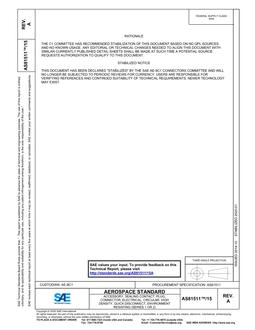 SAE AS81511/15 Revision A SAE AS81511/15 Revision A