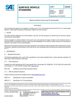 SAE J192-2020