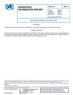 SAE AIR1418 Revision B SAE AIR1418 Revision B