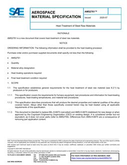 SAE AMS2761 SAE AMS2761