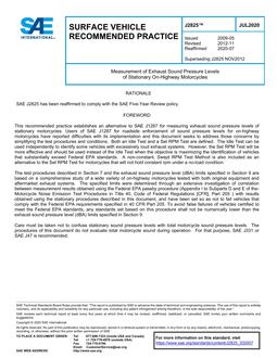 SAE J2825-2020 SAE J2825-2020