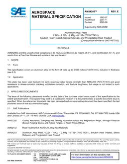 SAE AMS4205 Revision E SAE AMS4205 Revision E