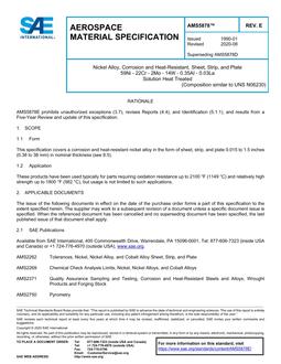 SAE AMS5878 Revision E SAE AMS5878 Revision E