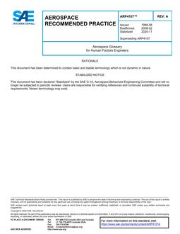 SAE ARP4107 Revision A SAE ARP4107 Revision A
