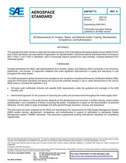 SAE AS9104/3 Revision A SAE AS9104/3 Revision A