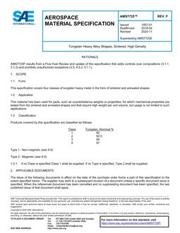 SAE AMS7725 Revision F SAE AMS7725 Revision F