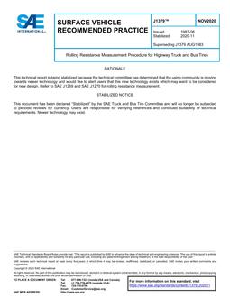 SAE J1379-2020 SAE J1379-2020