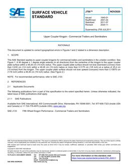 SAE J700-2020 SAE J700-2020