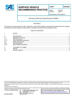 SAE J2728-2020 SAE J2728-2020