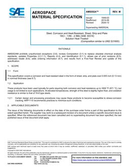 SAE AMS5524 Revision M SAE AMS5524 Revision M