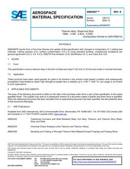 SAE AMS4897 Revision E SAE AMS4897 Revision E