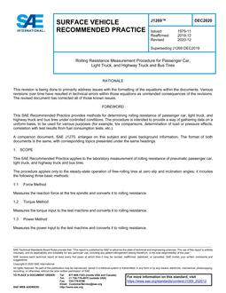 SAE J1269-2020 SAE J1269-2020