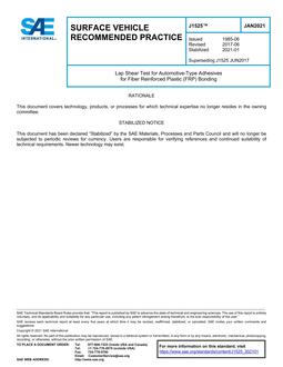 SAE J1525-2021 SAE J1525-2021