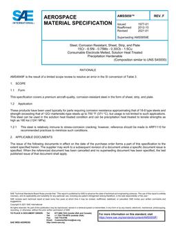 SAE AMS5859 Revision F SAE AMS5859 Revision F