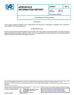 SAE AIR5866 Revision A SAE AIR5866 Revision A