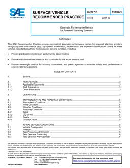 SAE J3230/1-2021 SAE J3230/1-2021