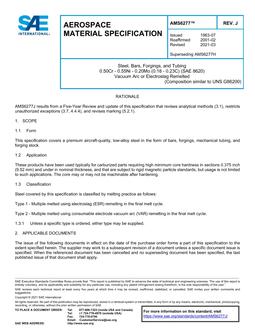 SAE AMS6277 Revision J