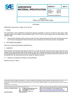 SAE AMS2244 Revision D SAE AMS2244 Revision D
