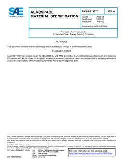 SAE AMSR81903 Revision A SAE AMSR81903 Revision A
