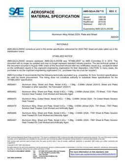 SAE AMSQQA250/5 Revision C SAE AMSQQA250/5 Revision C