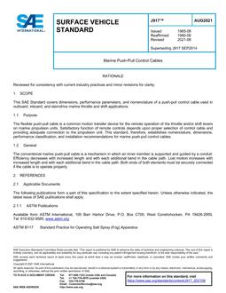 SAE J917-2021 SAE J917-2021