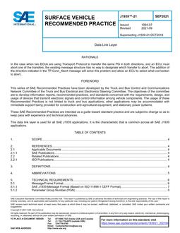 SAE J1939/21-2021 SAE J1939/21-2021