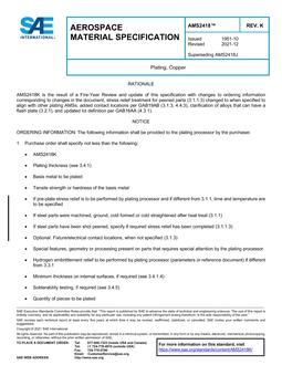 SAE AMS2418 Revision K SAE AMS2418 Revision K