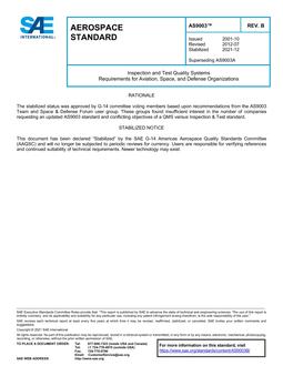 SAE AS9003 Revision B SAE AS9003 Revision B