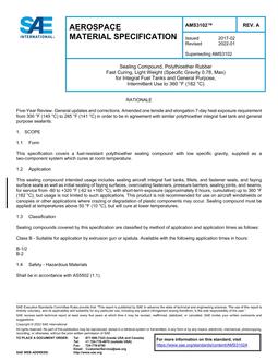 SAE AMS3102 Revision A SAE AMS3102 Revision A