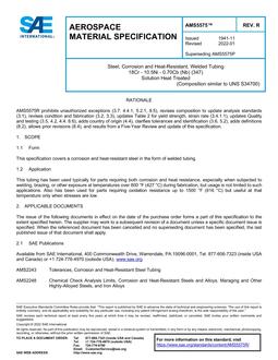 SAE AMS5575 Revision R SAE AMS5575 Revision R