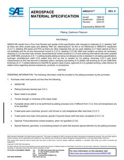 SAE AMS2419 Revision E