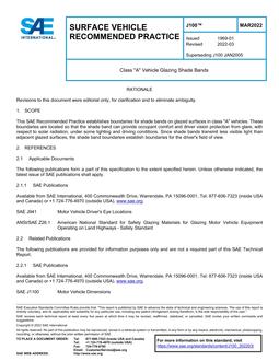 SAE J100-2022 SAE J100-2022
